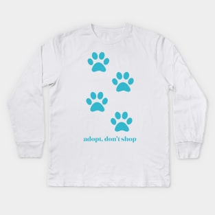 Adopt, Don’t Shop Kids Long Sleeve T-Shirt